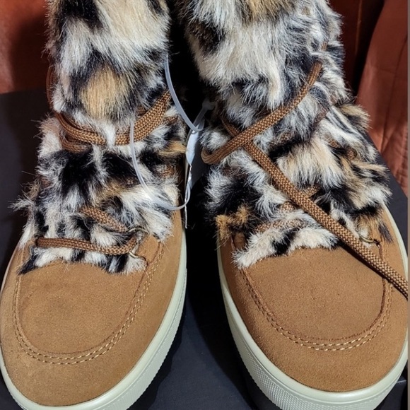 Cougar Leopard Vanity Boots - Sz. 10 - Picture 4 of 10